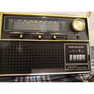 Vintage Janon Solid State AM/FM /TV1 Model No. #2843